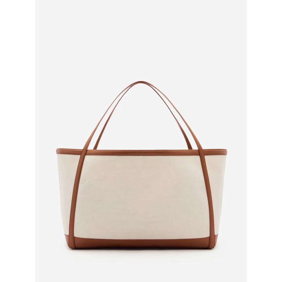 Reformation Handbags - Reformation Evangeline Tote Bag Natural - Size OS
